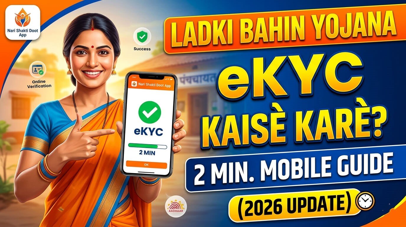 ladki-bahin-yojana-ekyc-2-minutes-mobile-guide-2026