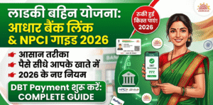ladki-bahin-yojana-aadhaar-bank-linking-and-npci-guide-2026