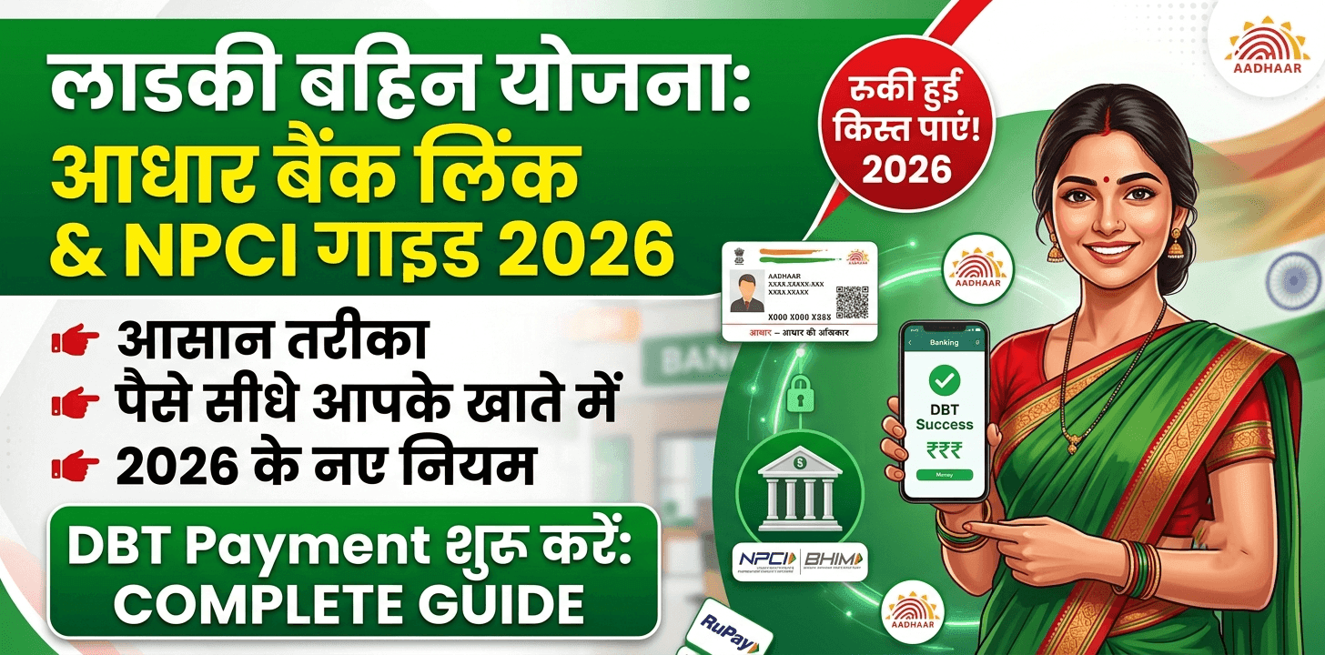 ladki-bahin-yojana-aadhaar-bank-linking-and-npci-guide-2026
